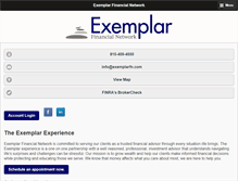 Tablet Screenshot of exemplarfn.com
